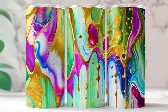 Download Abstract Gold Glitter Marble Tumbler - Premium Resources